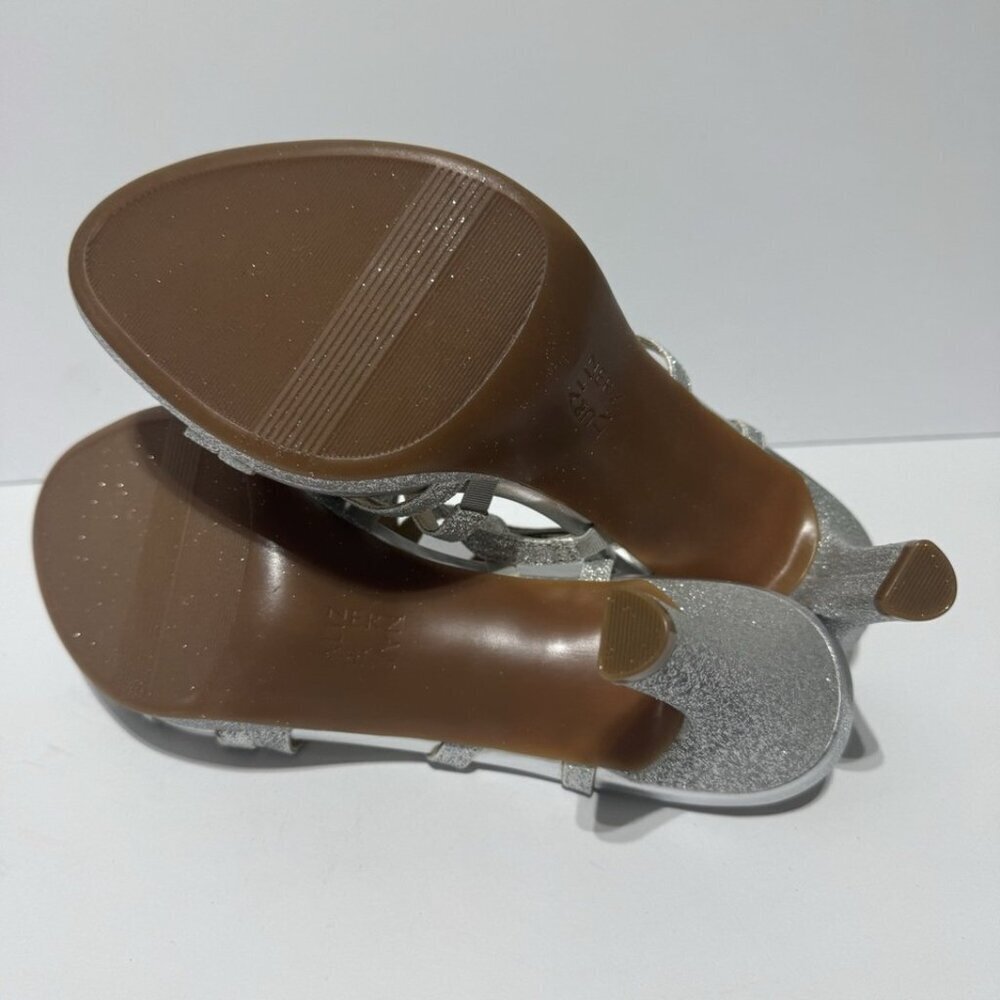 Naturalizer Womens Baylor Sandal Silver Glitter Size 10 M - Picture 5 of 6